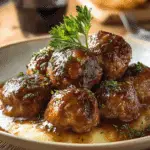 Coq au Vin Meatballs