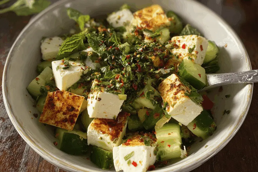 Herbed Paneer Salad