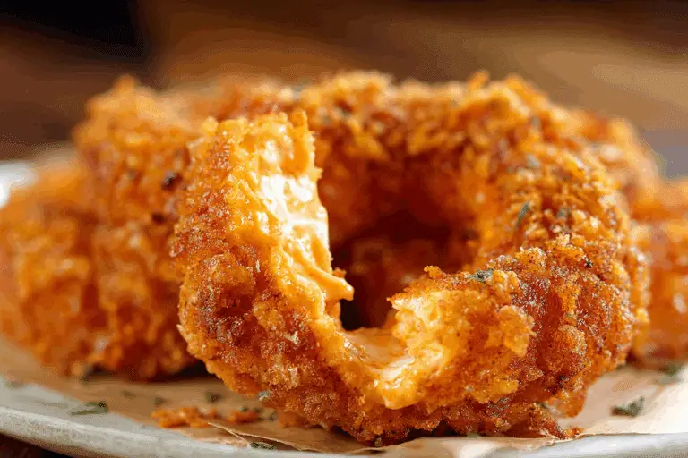 Buffalo Chicken Onion Rings
