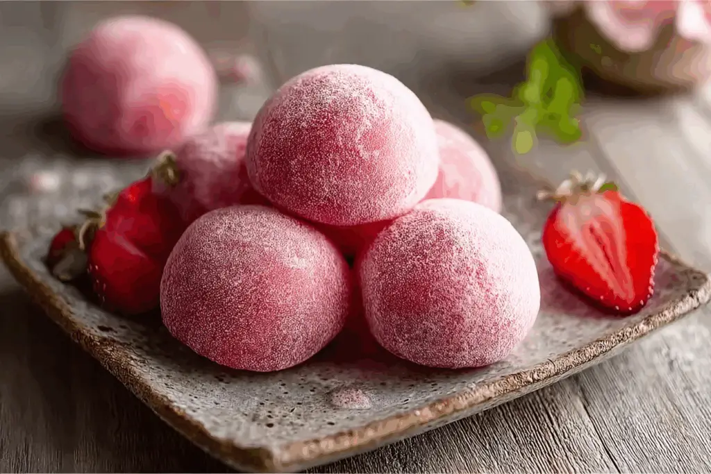 Strawberry Mochi
