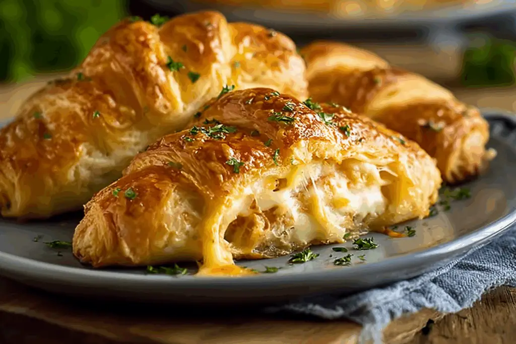 Cheesy Chicken Crescent Rolls