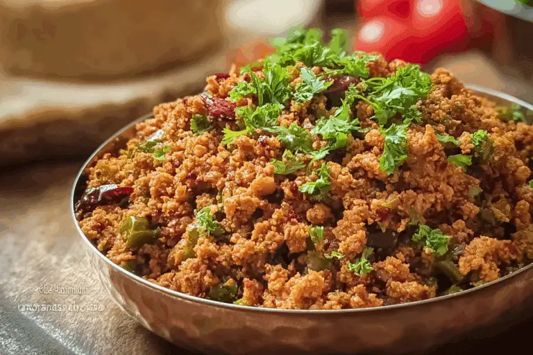 Leftover Chicken Qeema