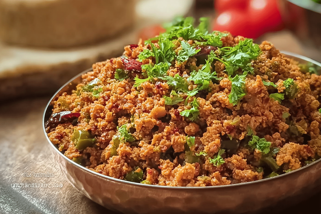 Leftover Chicken Qeema