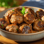 Kefta de poulet sauce champignons