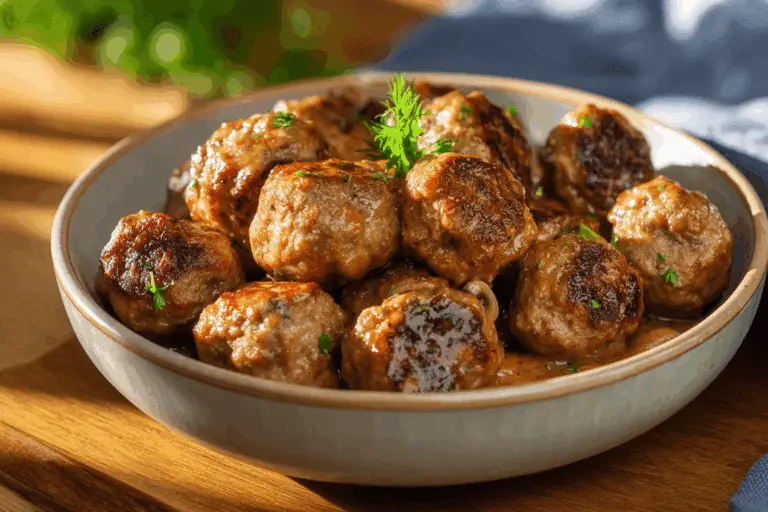 Kefta de poulet sauce champignons