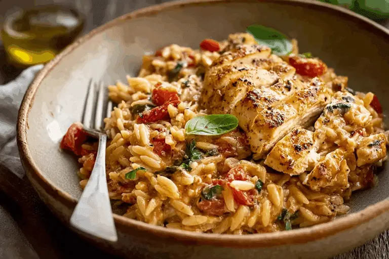 Marry Me Chicken Orzo