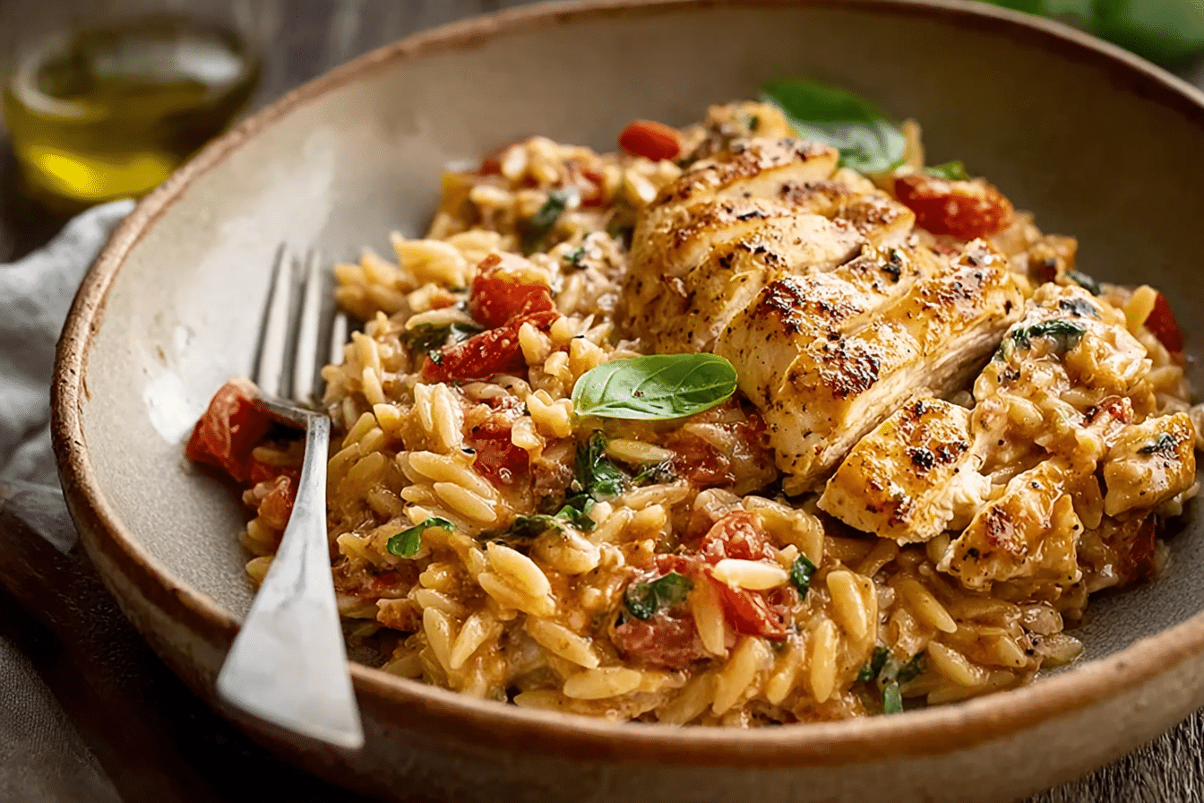 Marry Me Chicken Orzo