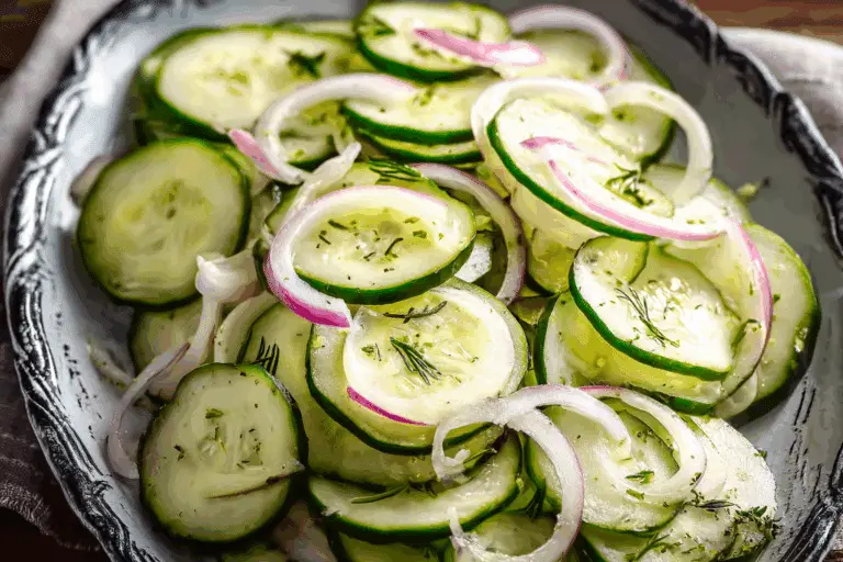 Cucumber Onion Salad