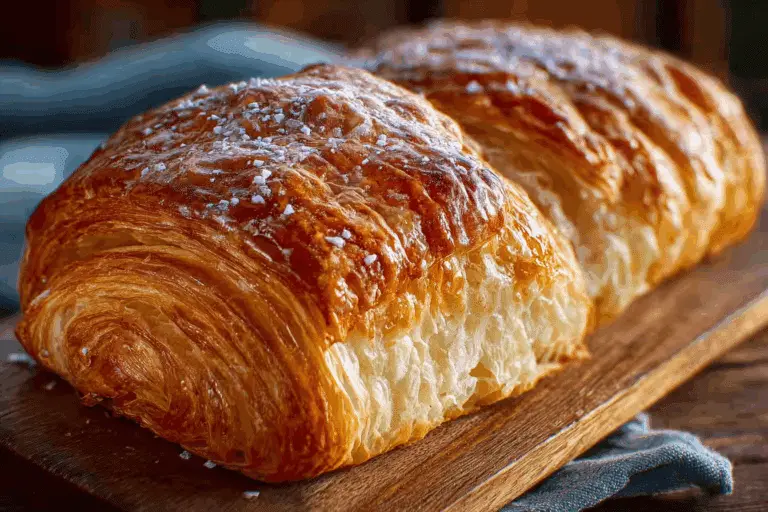 Flaky and Buttery Croissant Bread Loaf