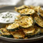 Fried Zucchini Chips with Tzatziki