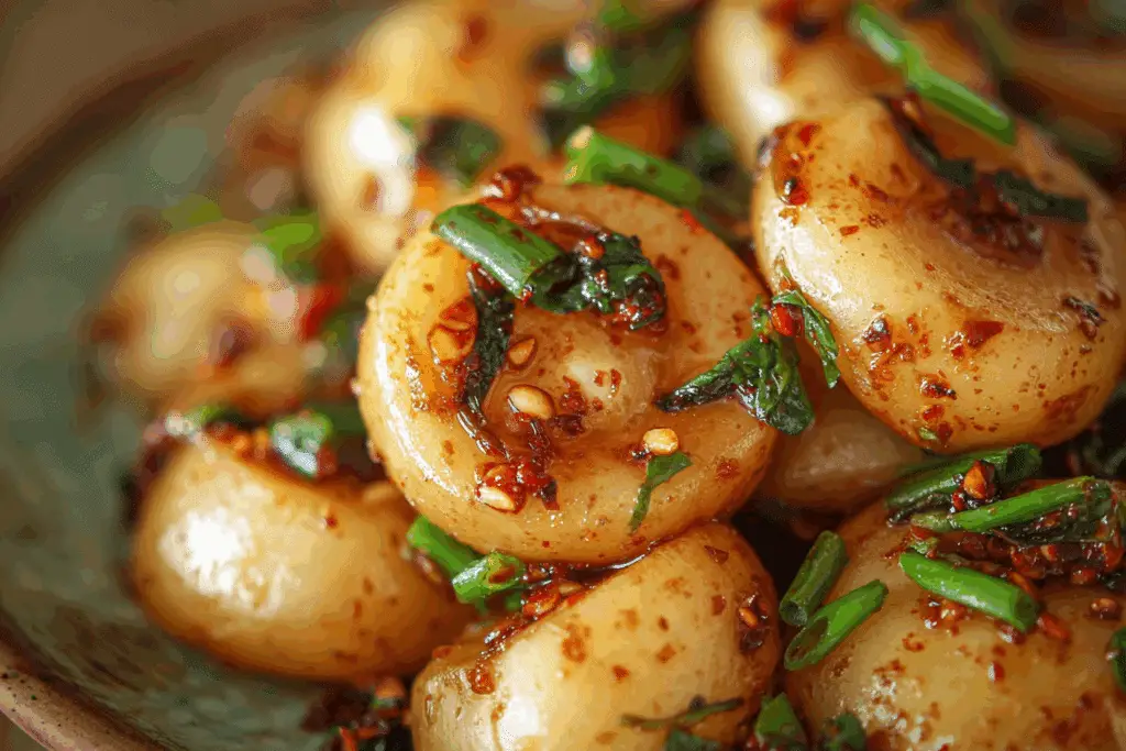 Korean Chili Garlic Potato