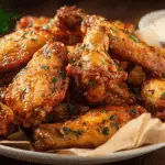 Creamy Cajun Garlic Wings