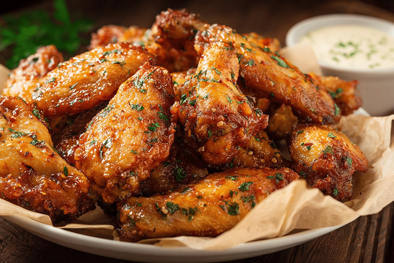 Creamy Cajun Garlic Wings