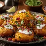 Crispy and Unique Aloo Tikki Chaat