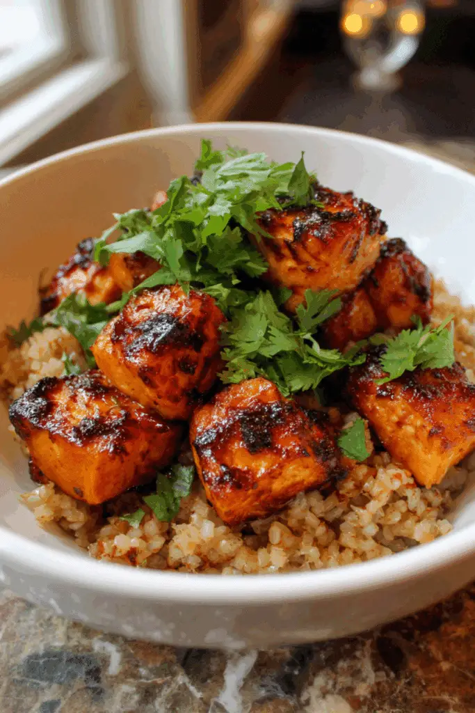 Cajun Sweet Potato Rice Bowl