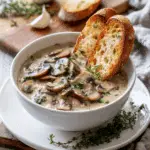 Vegan Cream of Mushroom Soup