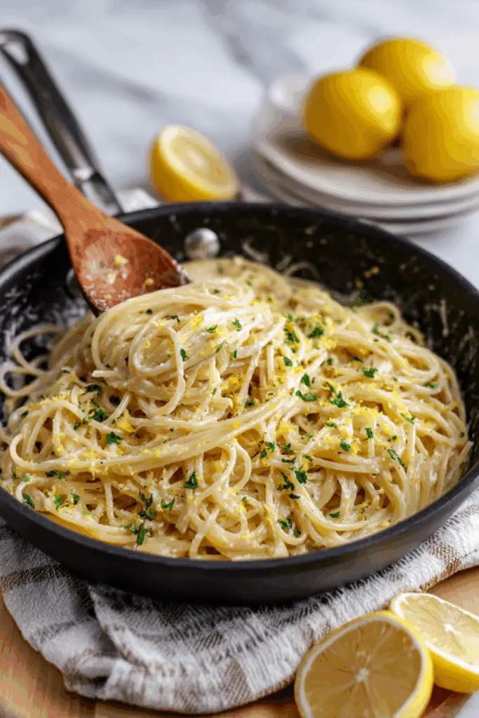 Creamy Lemon Pasta without the Cream