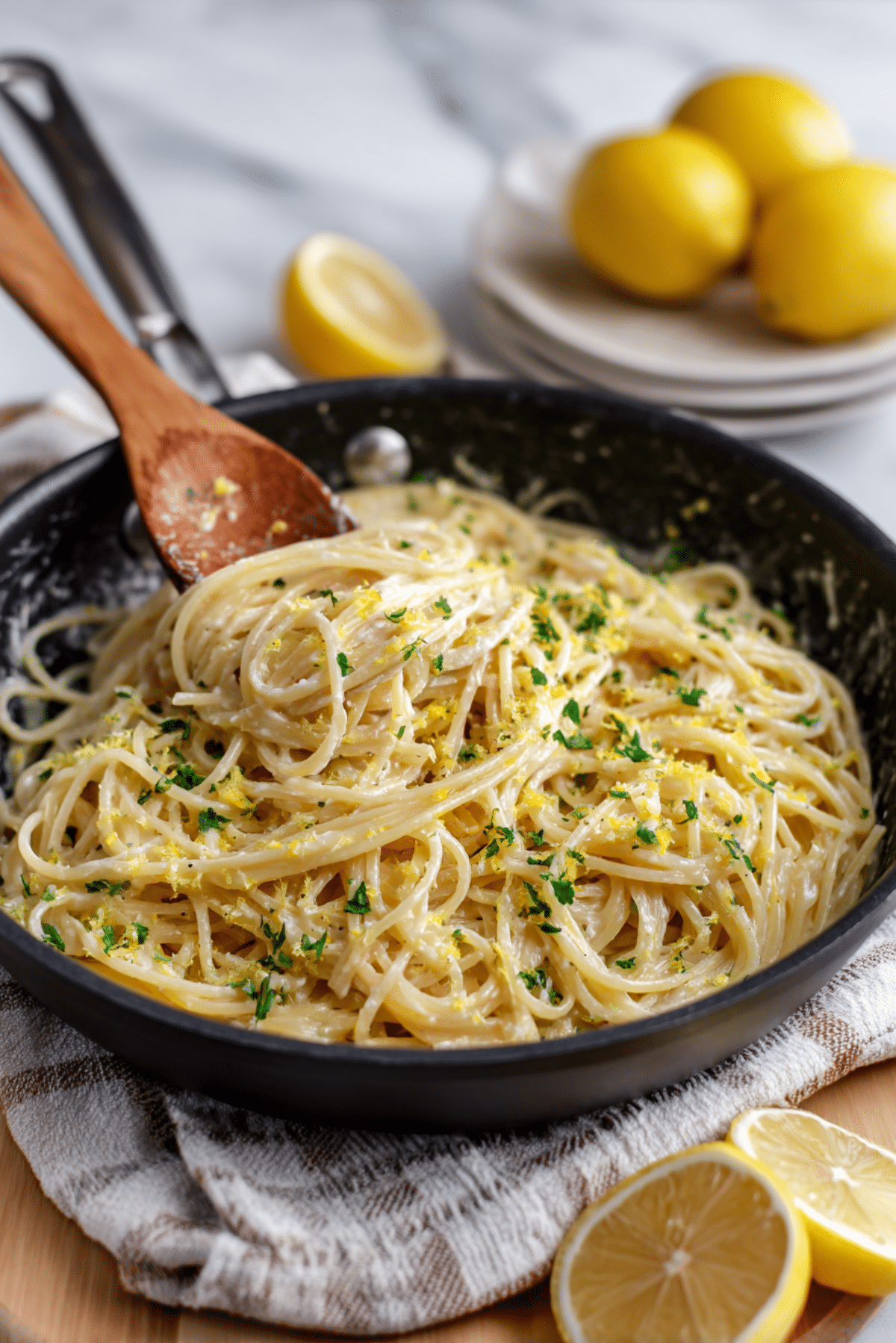 Creamy Lemon Pasta without the Cream