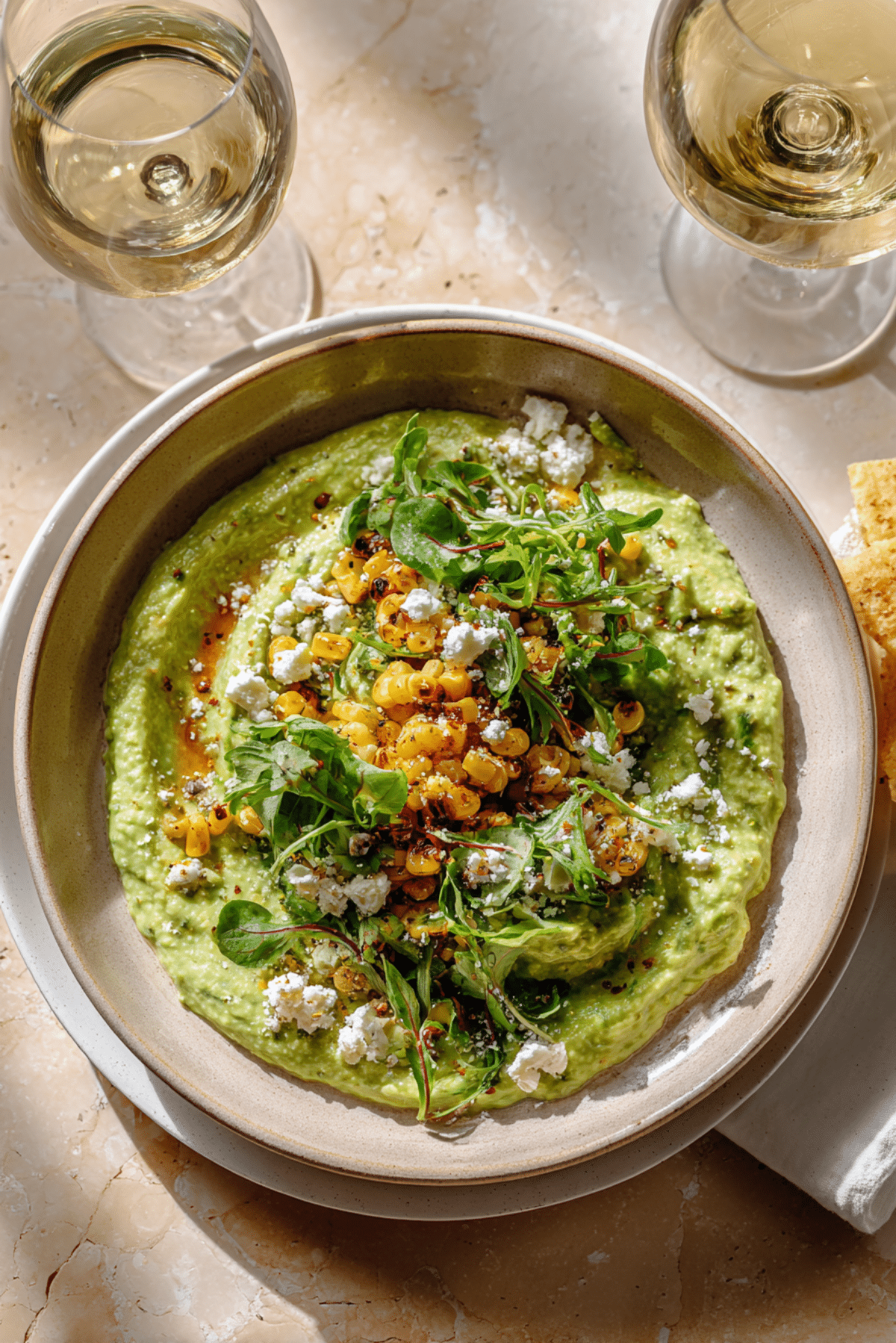 Avocado Charred Corn Dip