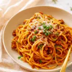 Gochujang Bolognese Pasta