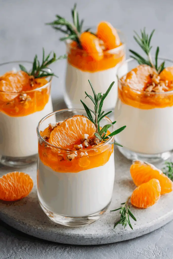 Mandarin Panna Cotta