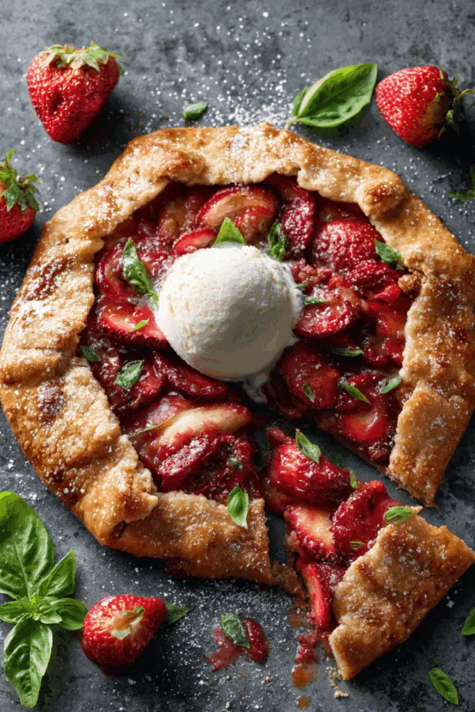 Strawberry Mascarpone Galette