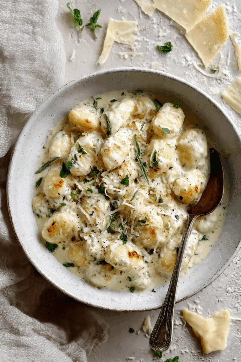 Gnocchis Crème Gorgonzola & Parmesan