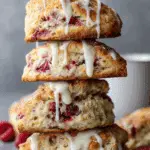 Raspberry White Chocolate Scones