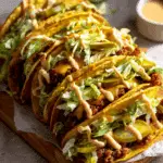 Crispy Smash Burger Tacos with In-N-Out remix sauce