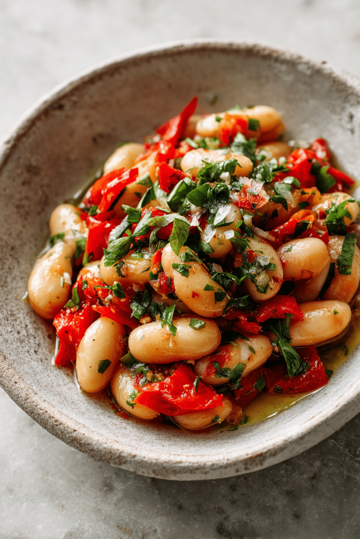 Marinated Butter Beans