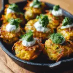 Rosti Bites with Thecha Sour Cream