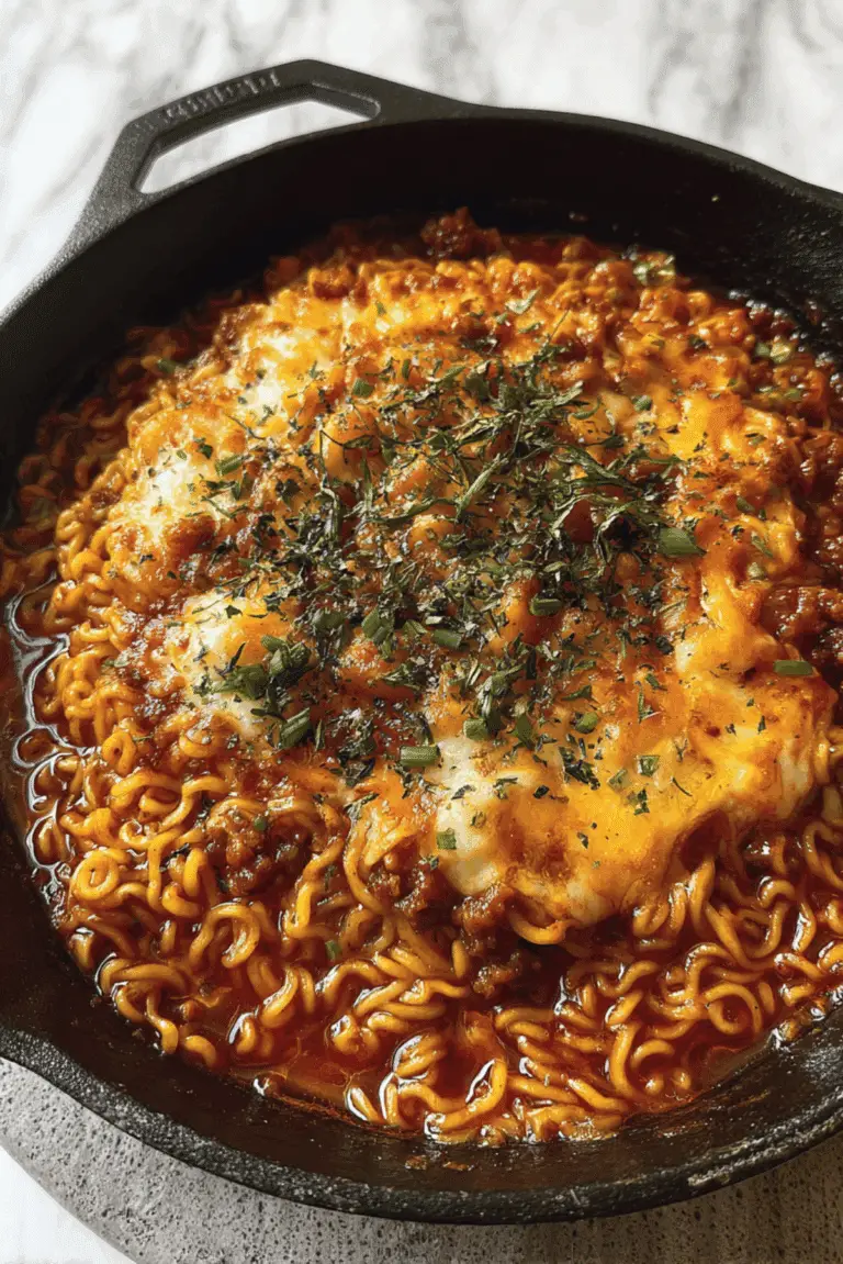 Cheesy Spicy Ramen