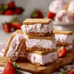 Strawberry Ice Cream Sandwiches