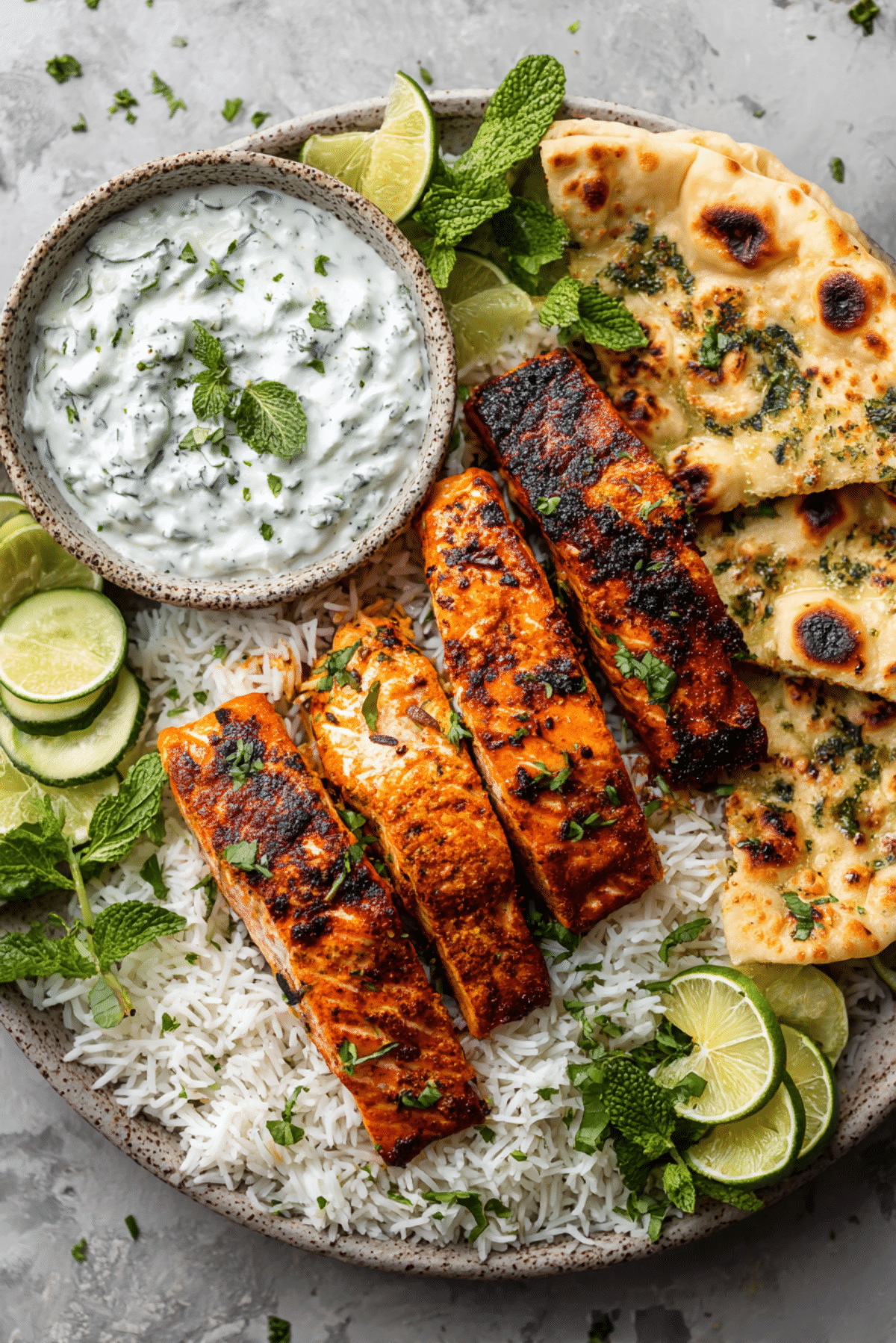 Garlic Butter Tandoori Salmon