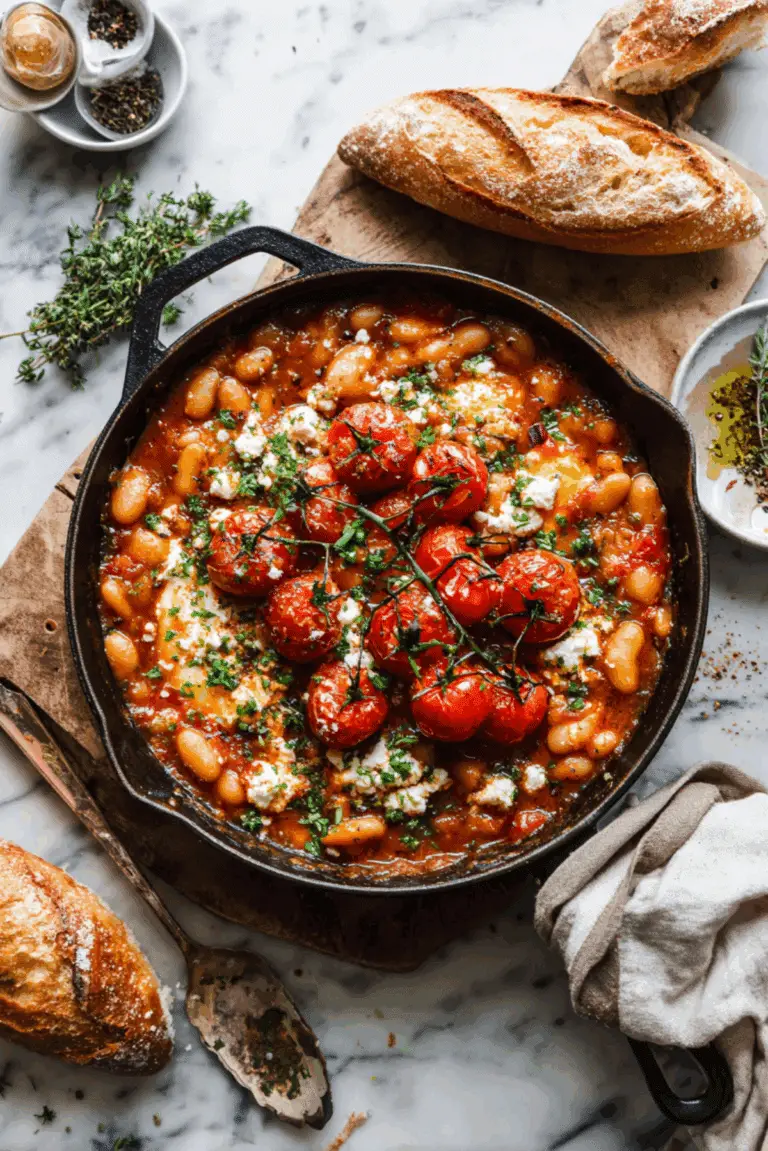 Greek Baked Butter Beans - Gigantes Plaki