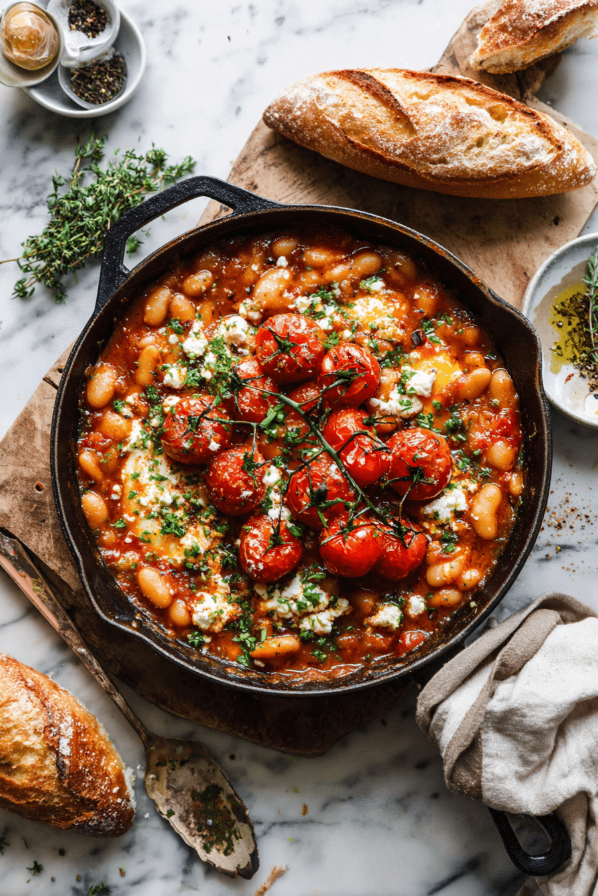 Greek Baked Butter Beans - Gigantes Plaki