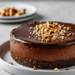 Healthier Dark Chocolate Cheesecake