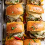 Philly Cheesesteak Sliders with Cheez-Whiz