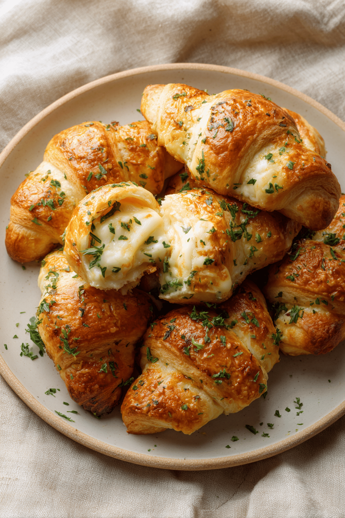 Chicken Stuffed Crescent Rolls