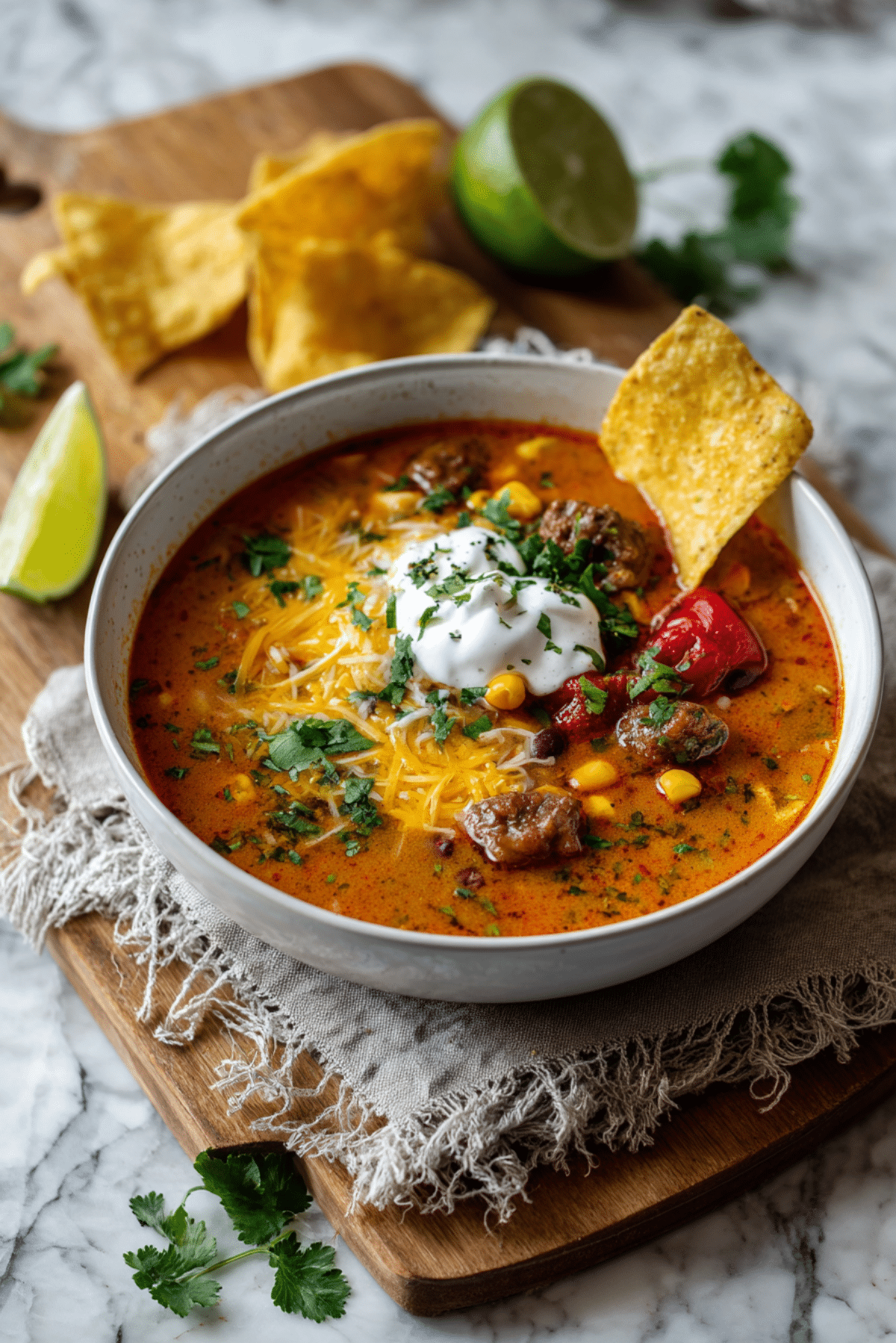 Creamy Taco Soup