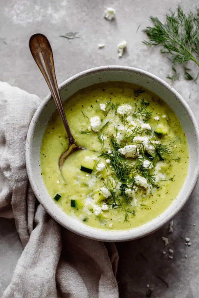 Roasted Zucchini Soup