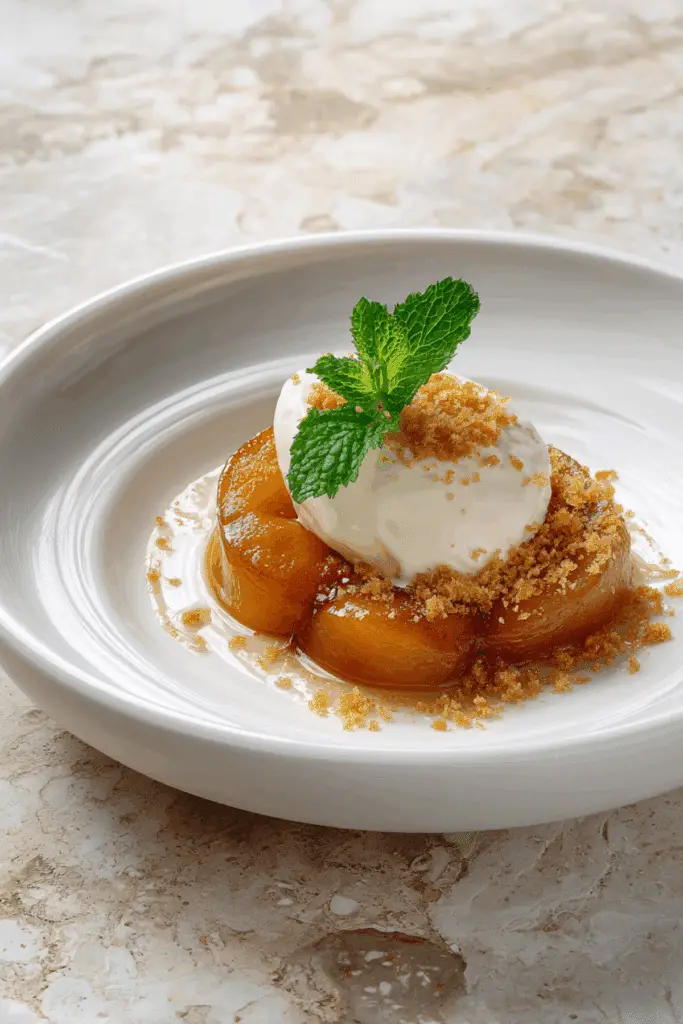 Fondant Apples with Vanilla Mascarpone