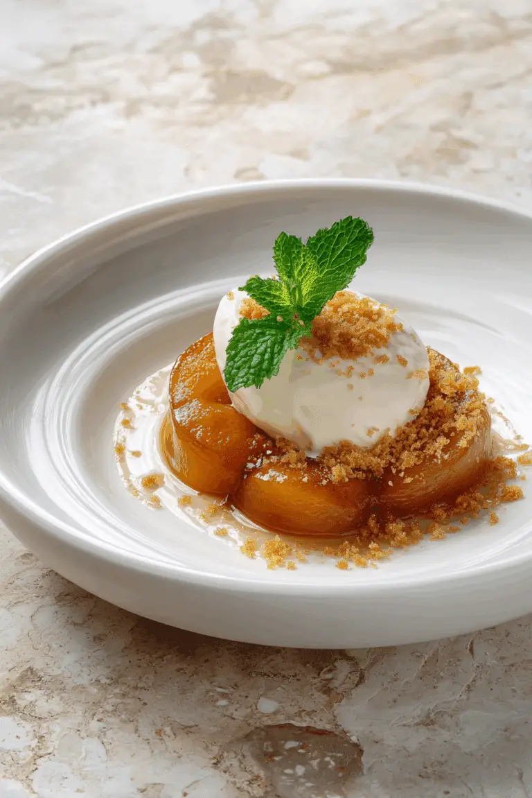 Fondant Apples with Vanilla Mascarpone