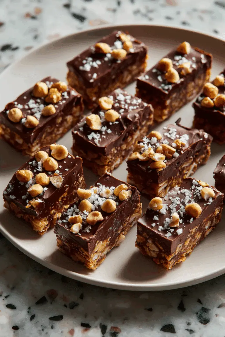 Chocolate Ganache Cornflake Bars