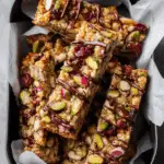 5-Ingredient Crunchy Pistachio Bars