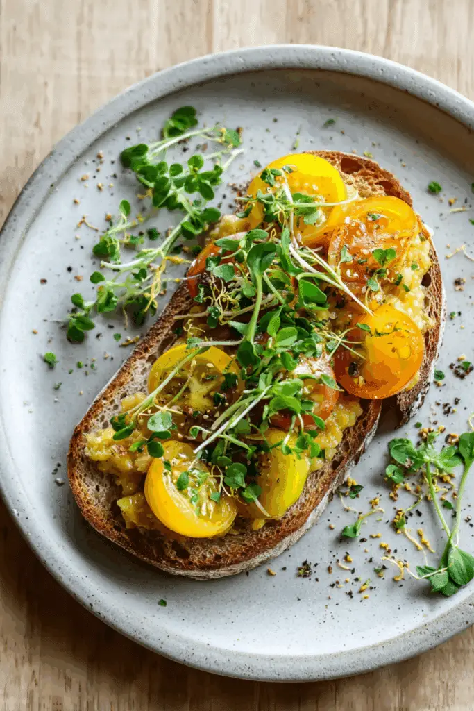 Smashed Chickpea Toast
