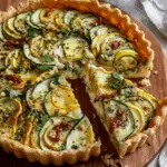 Courgette and Sundried Tomato Tart
