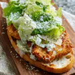 Crispy Chicken Caesar Pizza Sandwich