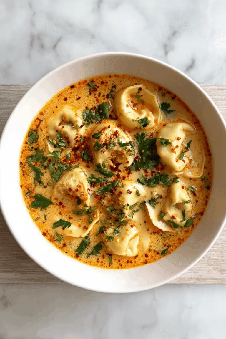 Cheese Tortellini Soup