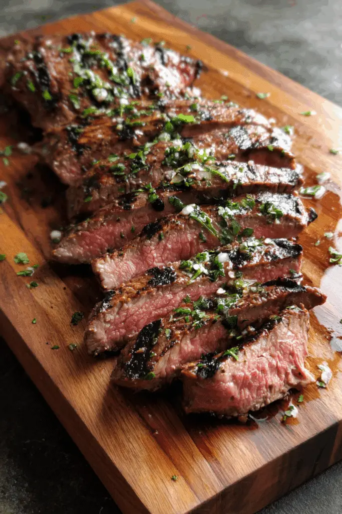 Simple Grilled Marinated Flank Steak